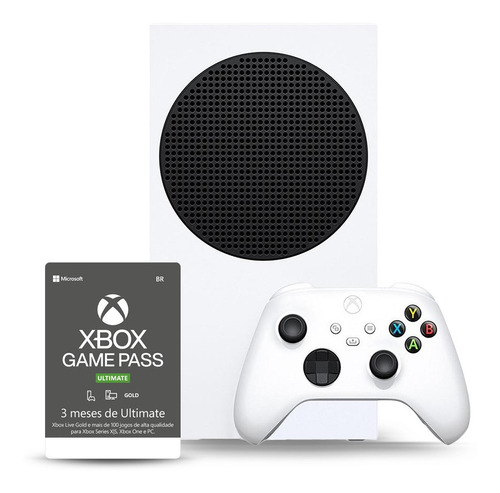 Microsoft Xbox Series S 512gb + Gamepass Ultimate 3 Meses
